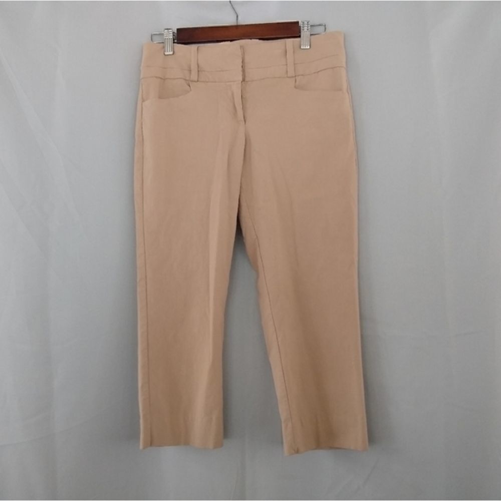 Ninety brand Khaki colored capri dress pants